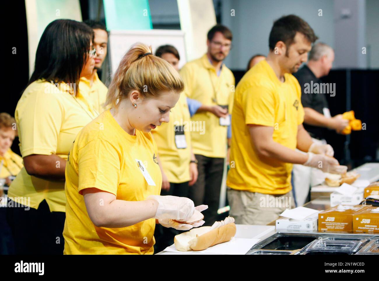 IMAGE DISTRIBUTED FOR SUBWAY RESTAURANTS SUBWAY Sandwich Artists