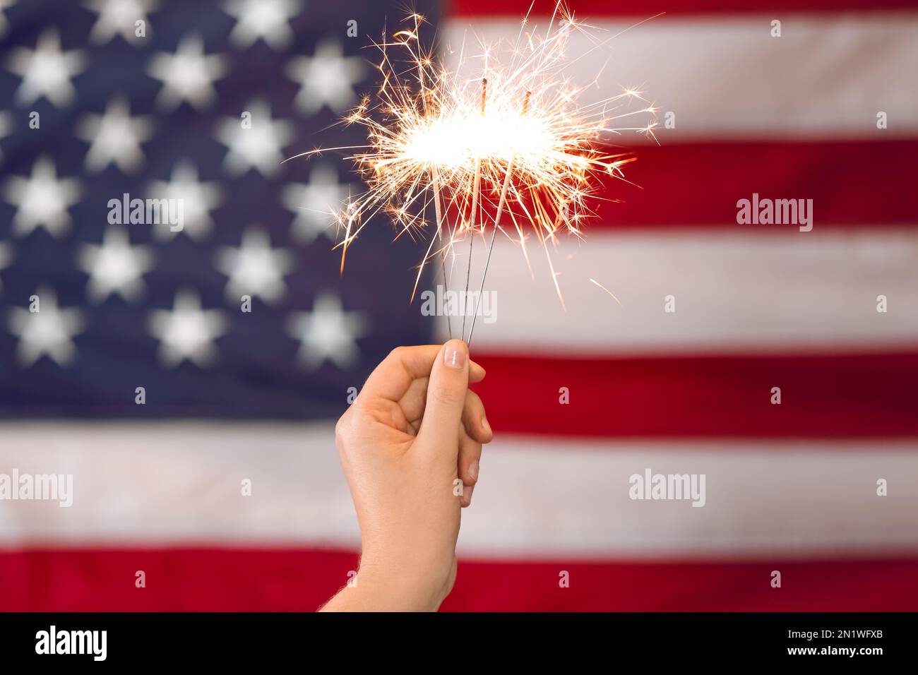 American flag burning hi-res stock photography and images - Alamy