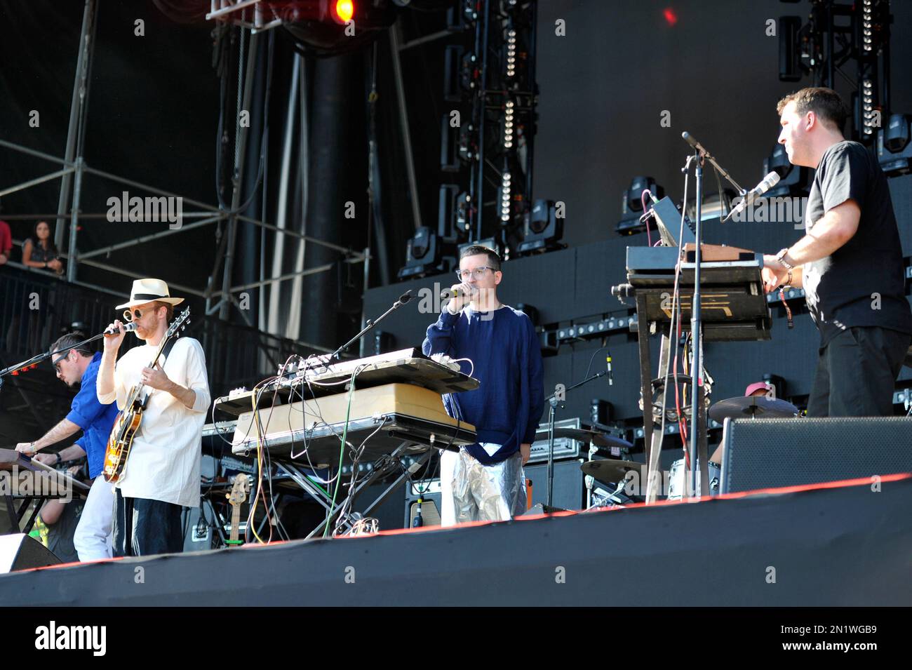 Hot Chip performs at Lollapalooza at Grant Park on Friday July 31