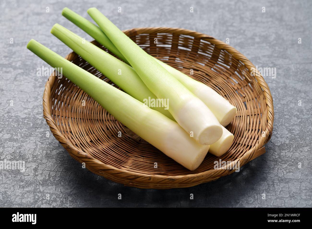 water bamboo shoot, wild rice stem Stock Photo