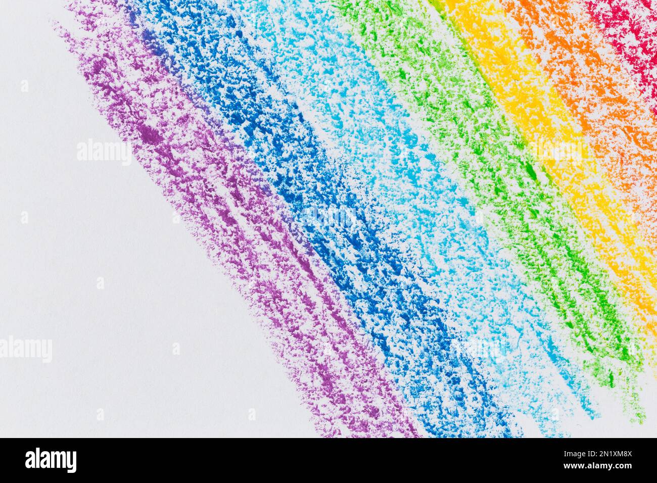Crayolas provide a rainbow of coloring opportunity for children Stock Photo  - Alamy