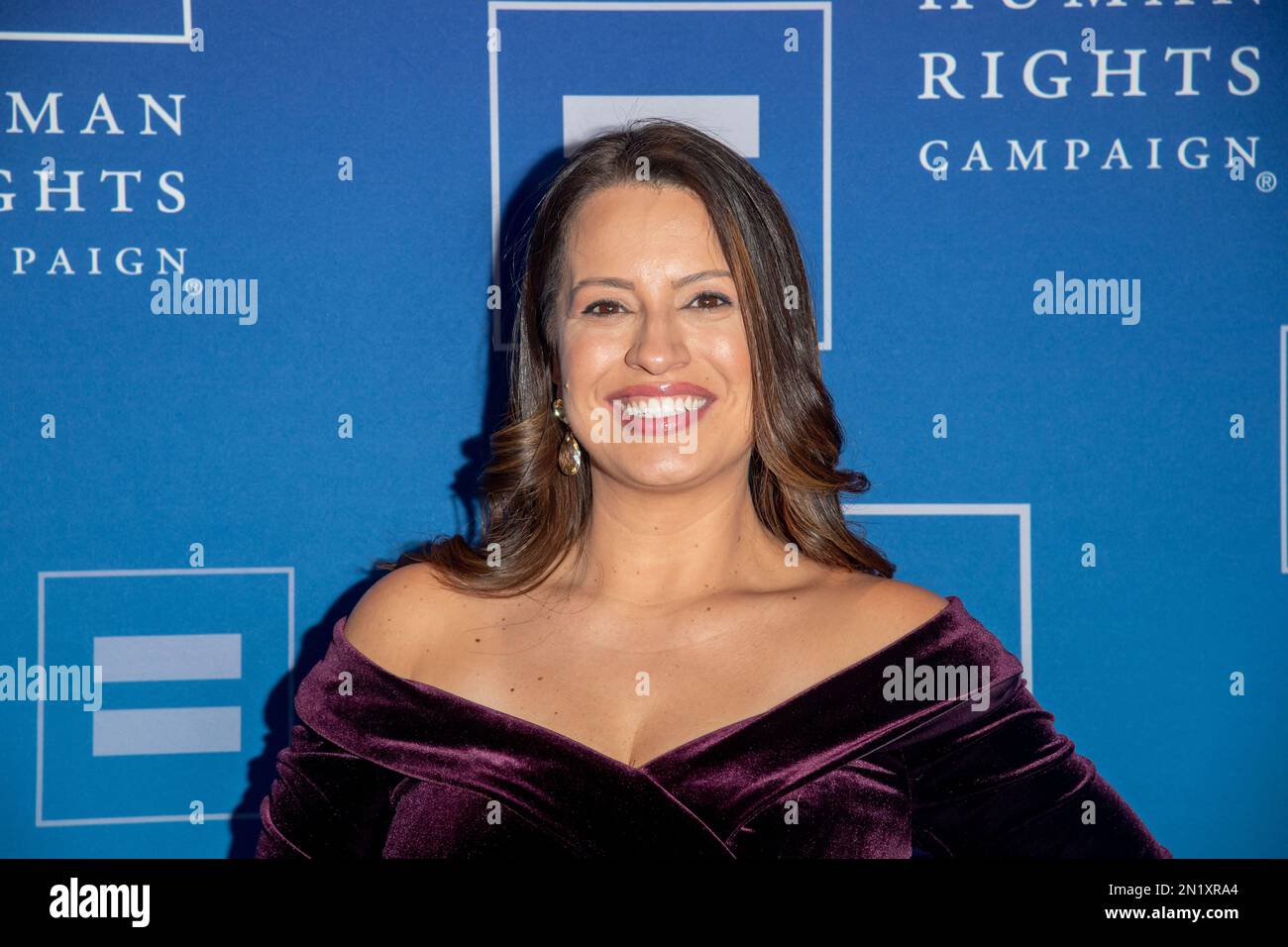 Catalina Cruz attends Human Rights Campaign 2023 Greater New York Dinner at Marriott Marquis Times Square in New York City. (Photo by Ron Adar / SOPA Images/Sipa USA) Stock Photo