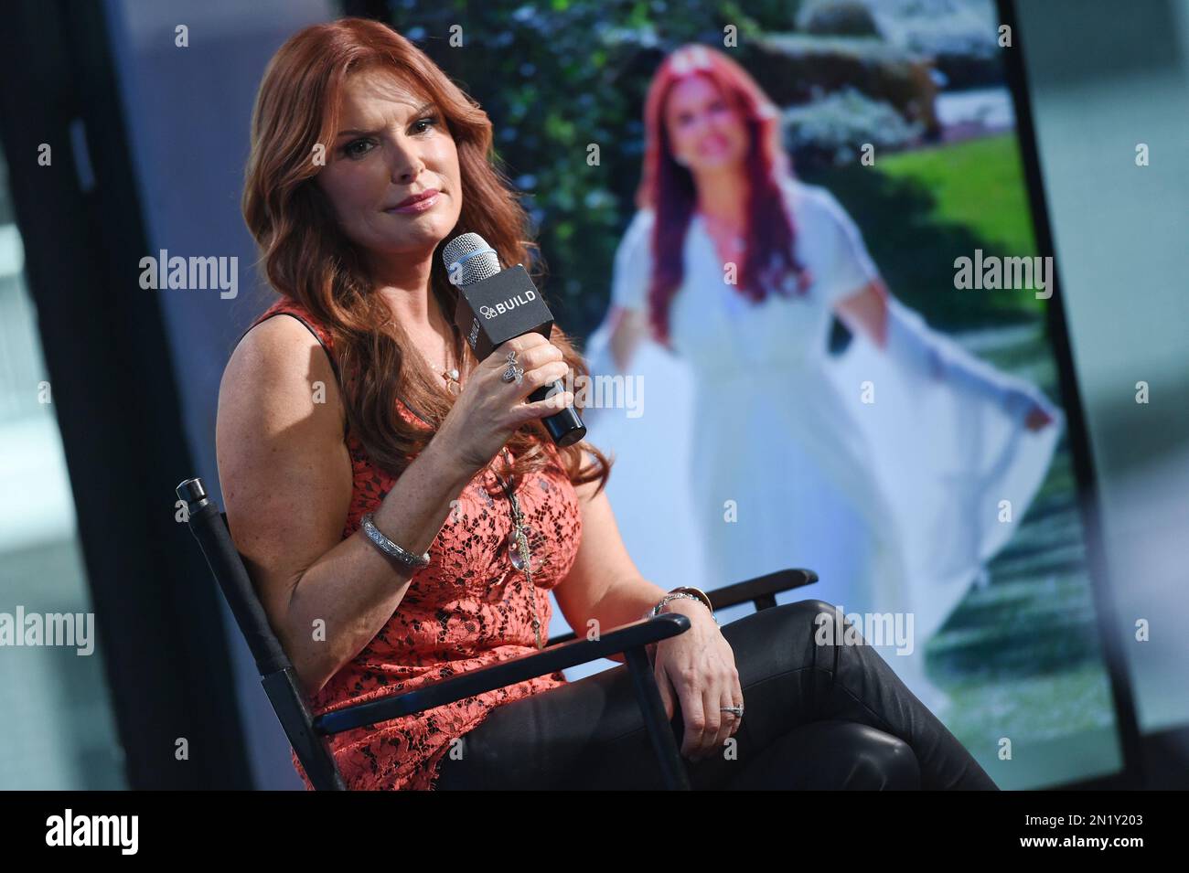 Actress Roma Downey participates in AOL's BUILD Speaker Series to(00)