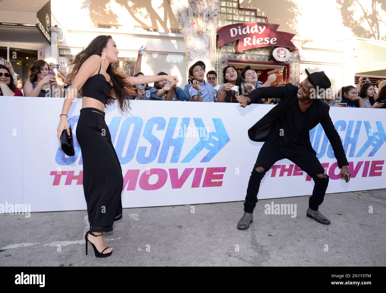 Mari Takahashi and Keith Leak Jr. seen at the Los Angeles Premiere of