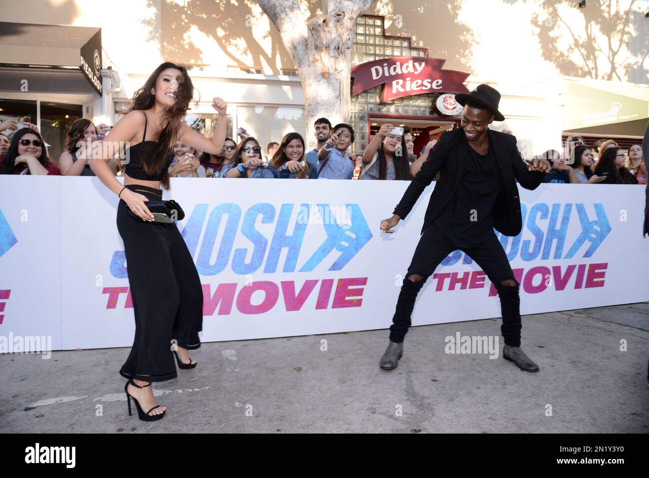 Mari Takahashi and Keith Leak Jr. seen at the Los Angeles Premiere of