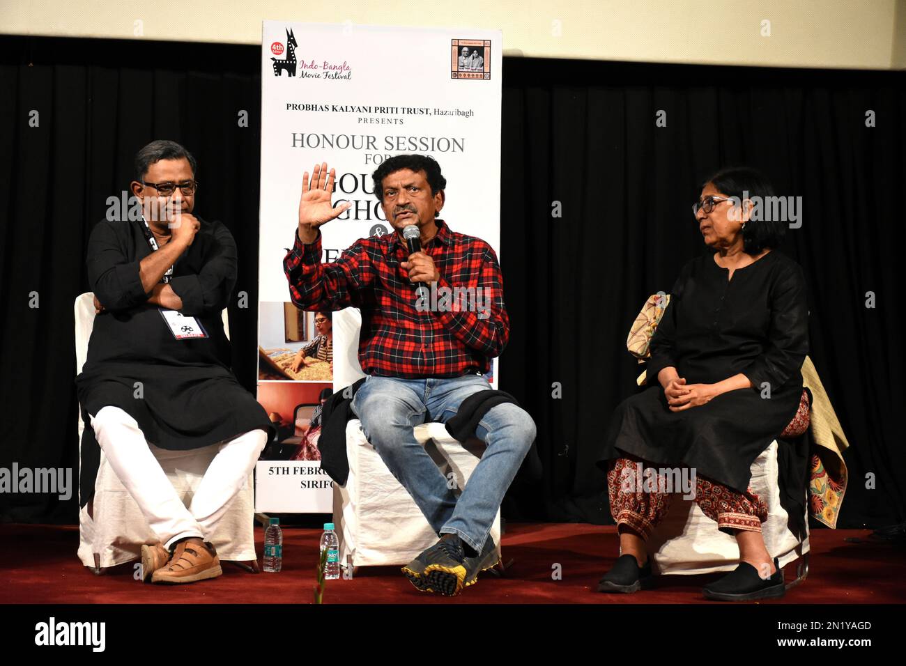 New Delhi India 05th Feb 2023 Bengali Film Director Gautam Ghosh At new-delhi-india-05th-feb-2023-bengali-film-director-gautam-ghosh-at