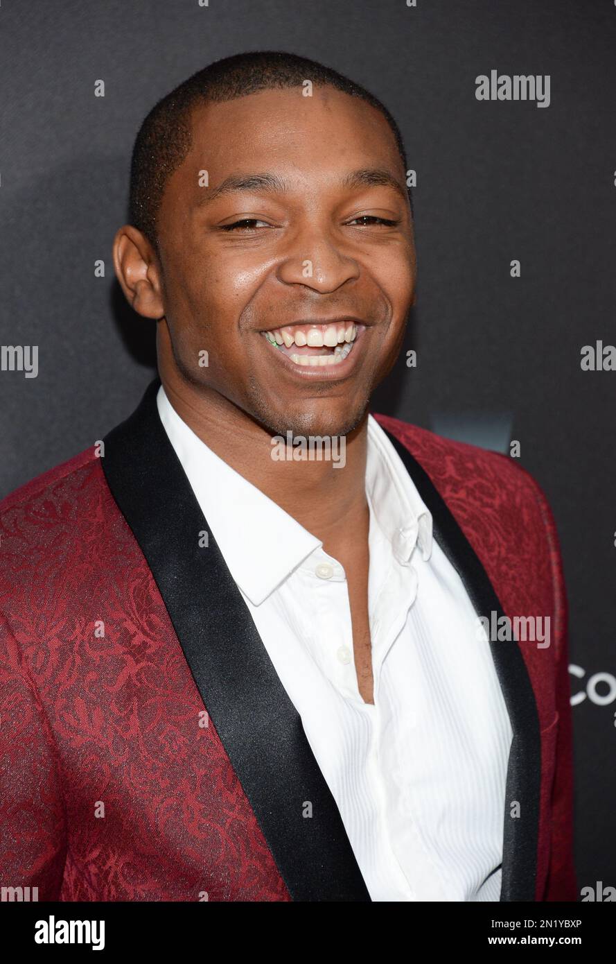 Malcolm Mays attends the premiere of "Southpaw" at the AMC Loews
