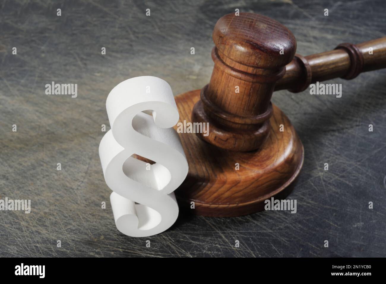 Legal concept of law and justice. Law and justice in everyday life Stock Photo