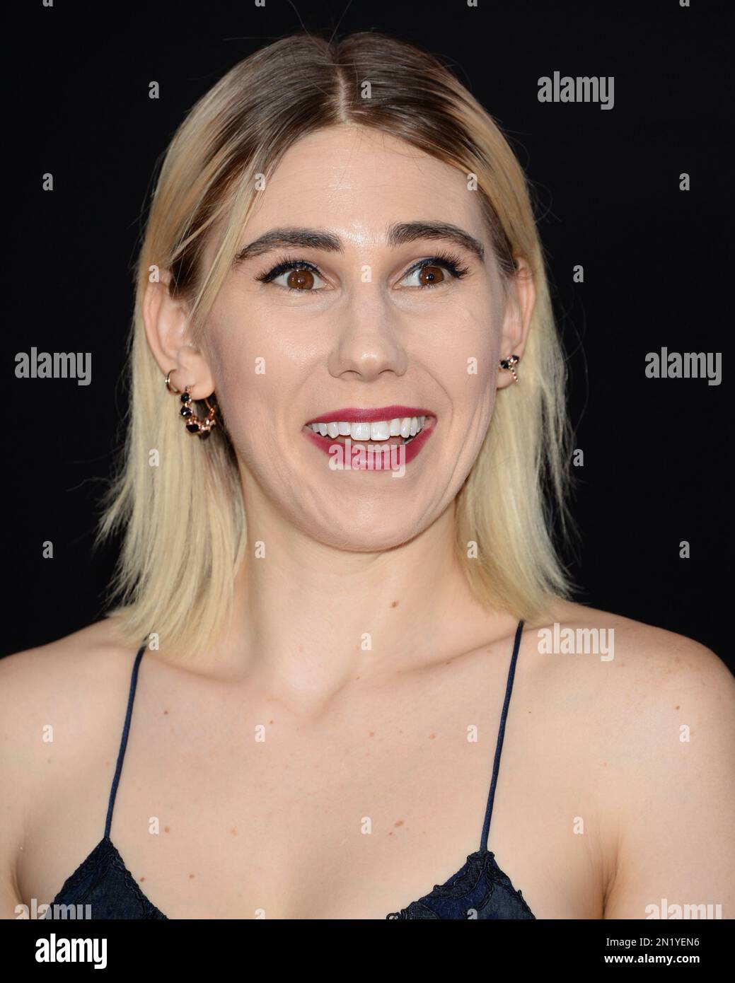 Actress Zosia Mamet attends the premiere of 