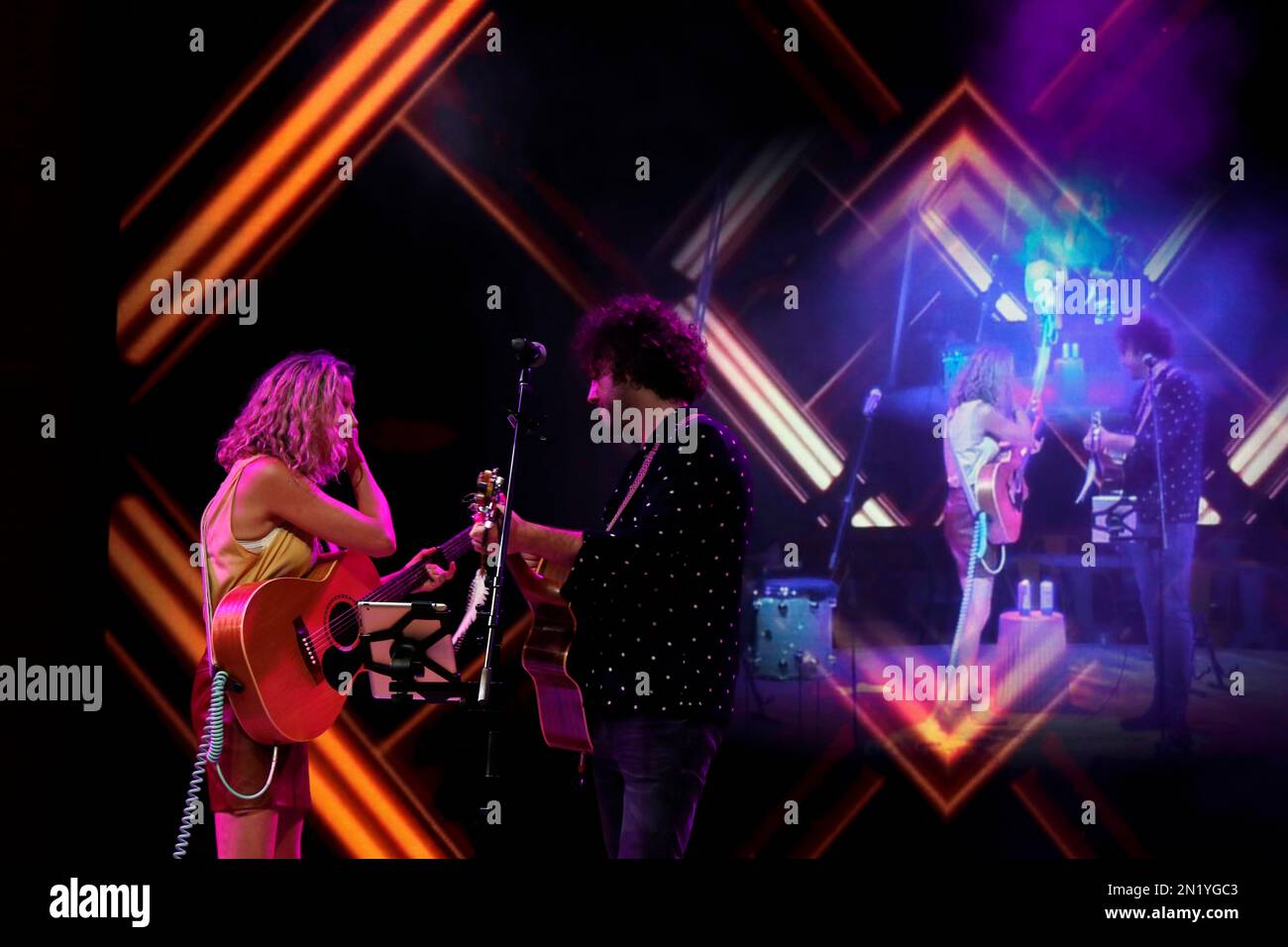Dubai, United Arab Emirates - March 15, 2022 live stage performance