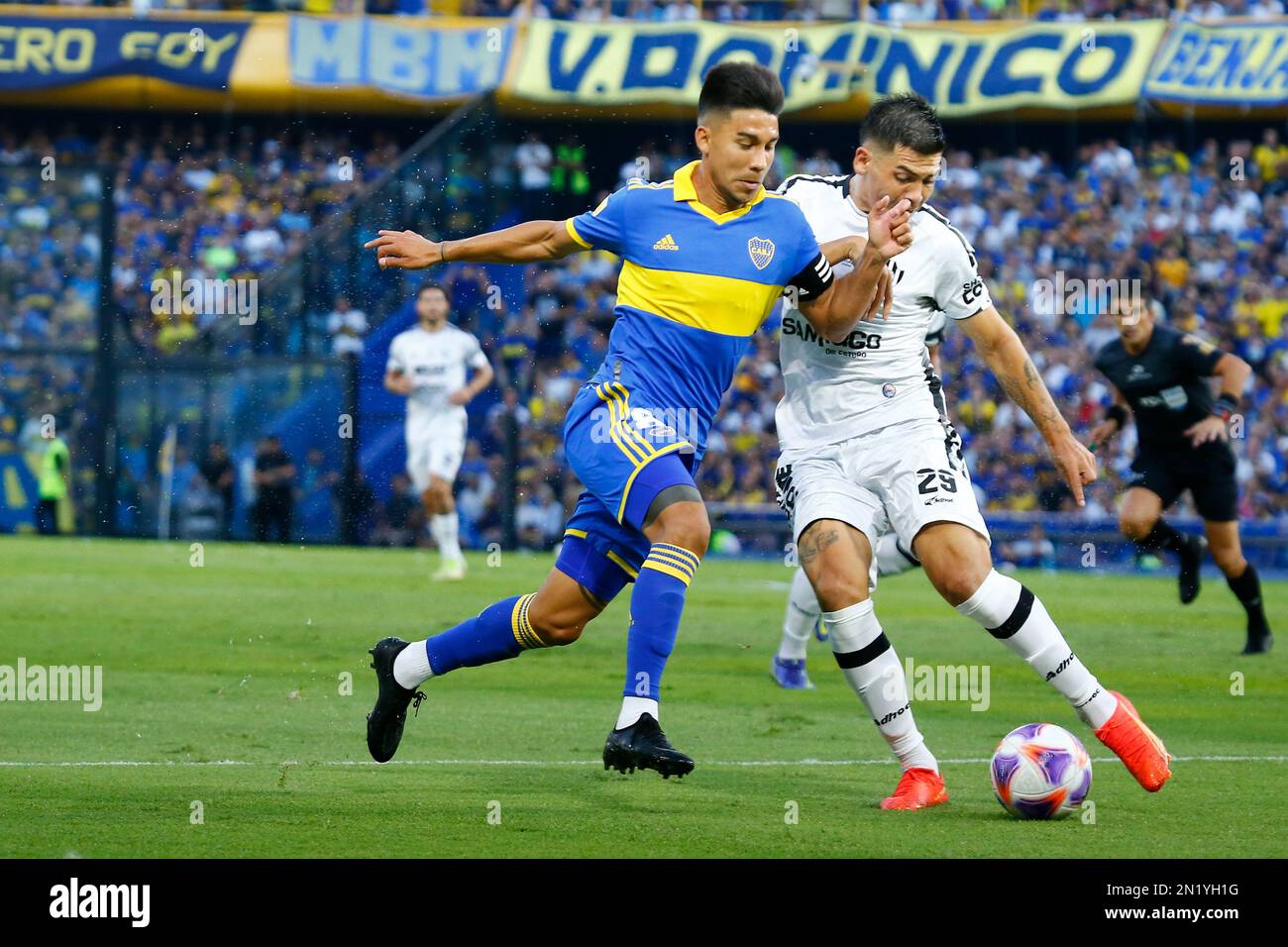 Boca Juniors team players Stock Photo - Alamy