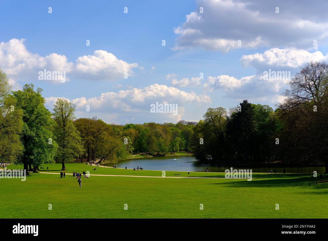 Park of la Cambre, Belgium Stock Photo - Alamy