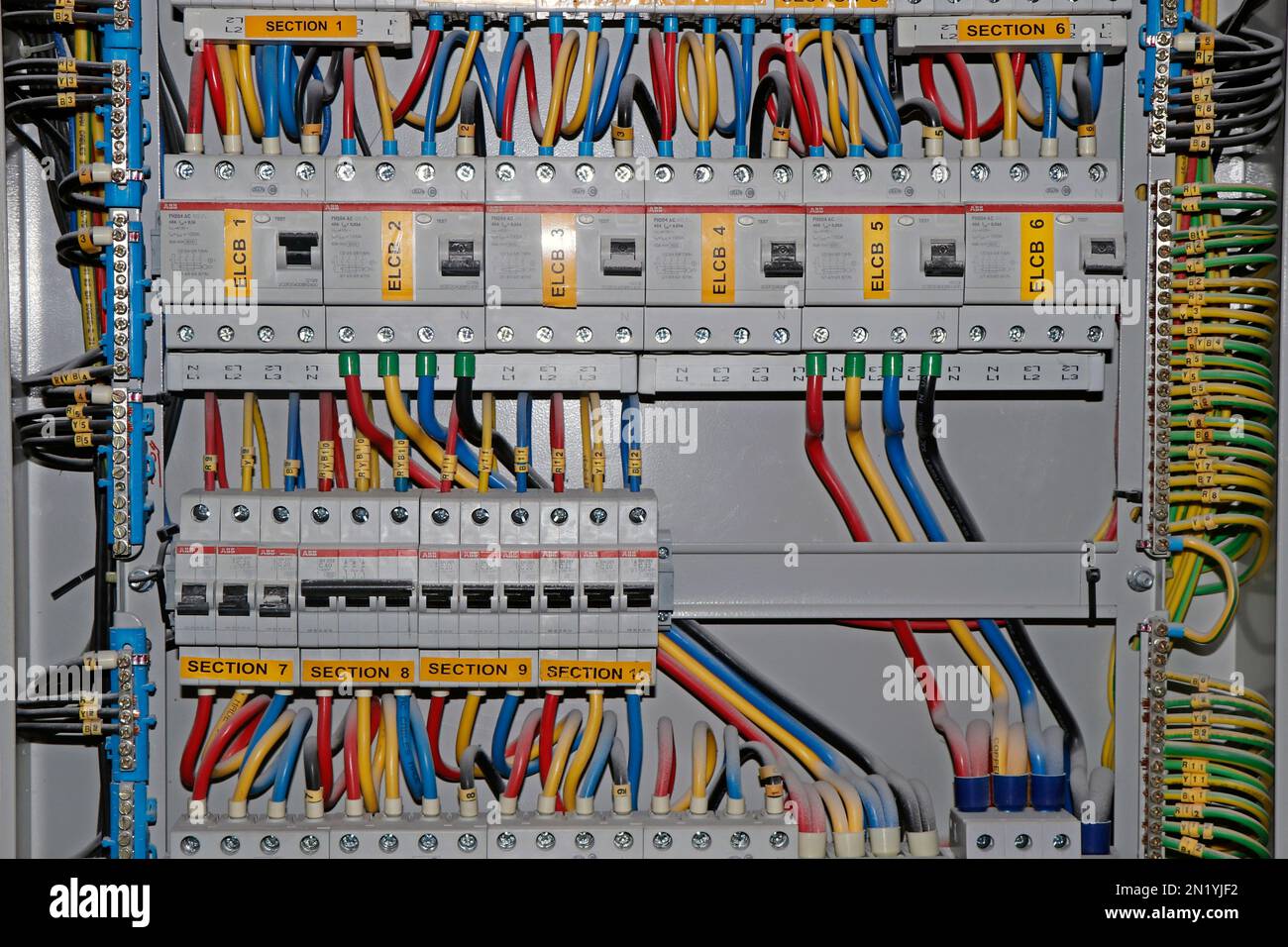 Low or high Voltage Control Panel Distribution Metering Control Box
