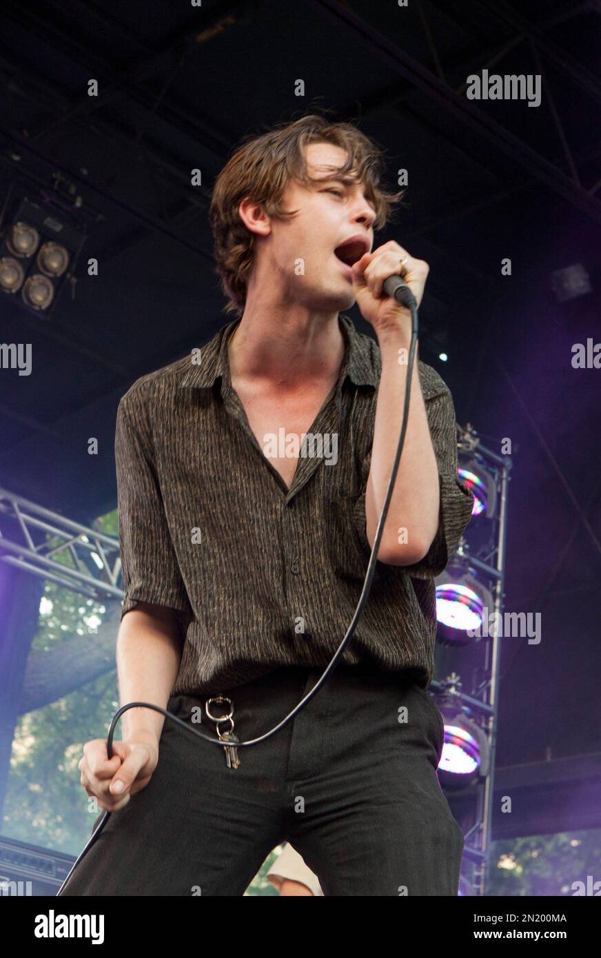 Elias Bender R nnenfelt of Iceage seen at the 2015 Pitchfork Music