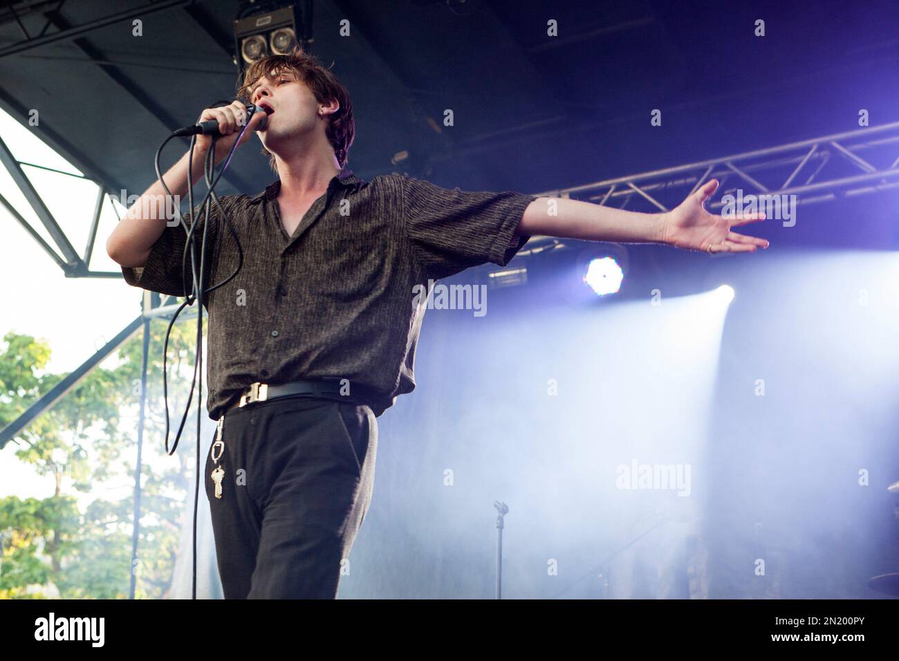 Elias Bender R nnenfelt of Iceage seen at the 2015 Pitchfork Music