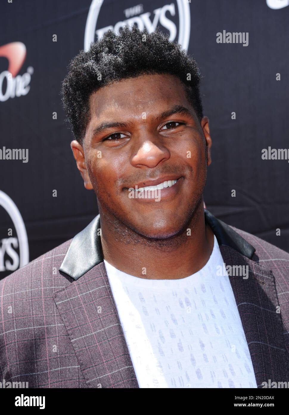 NFL player Julius Thomas, of the Jacksonville Jaguars, arrives at the