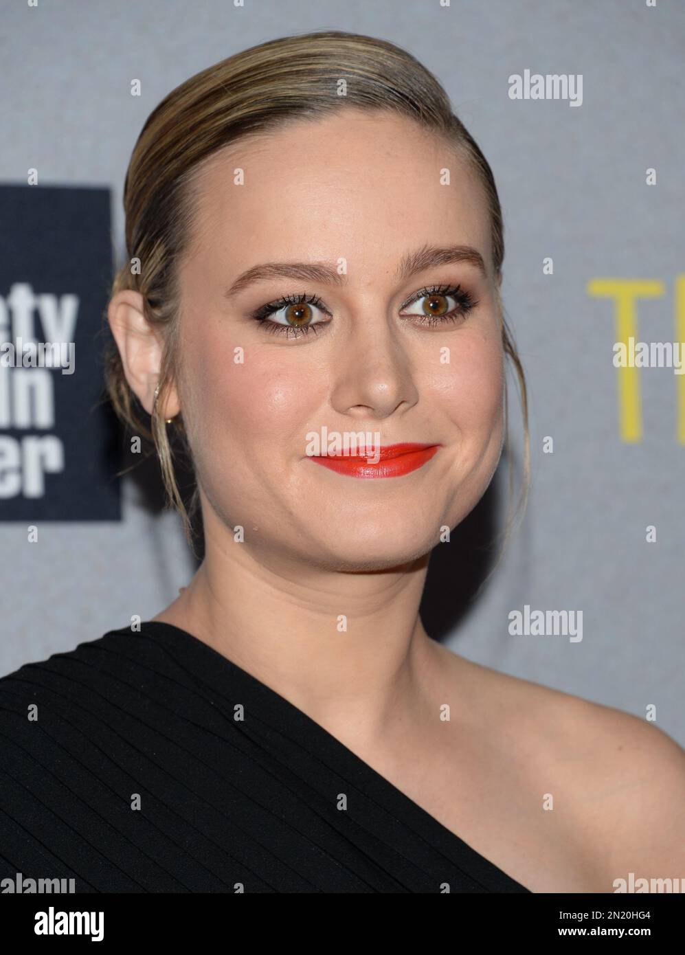 Brie Larson attends the world premiere of 
