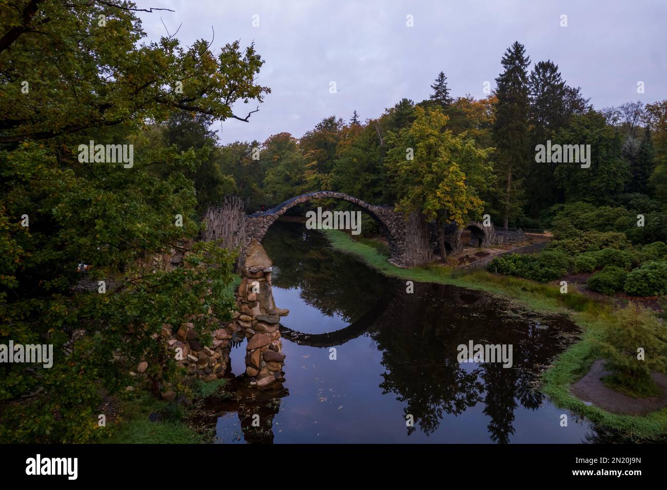 Devils Bridge In Kromlau Hi res Stock Photography And Images Alamy