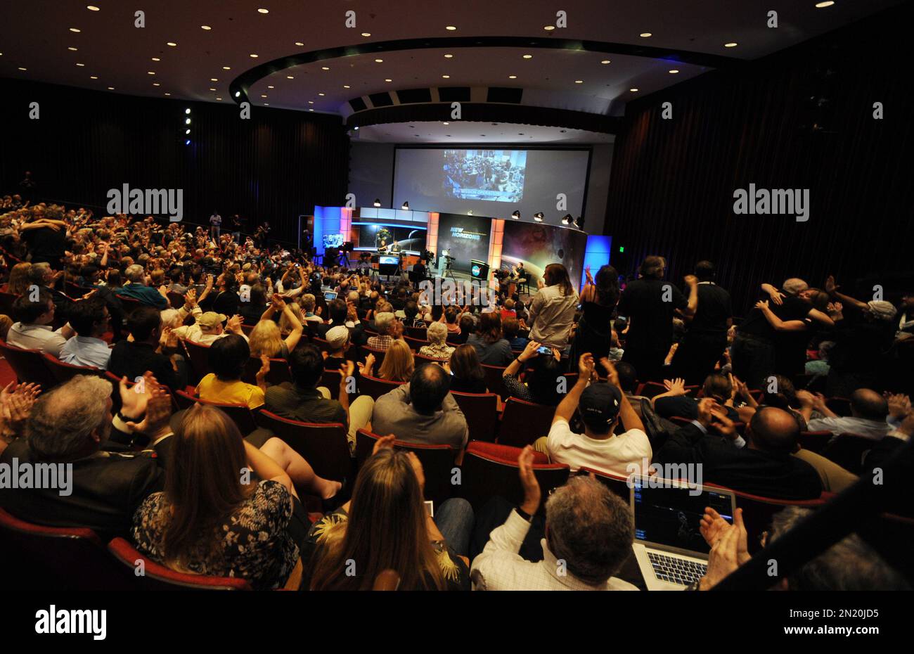 Nasa scientists and members of the johns hopkins applied physics