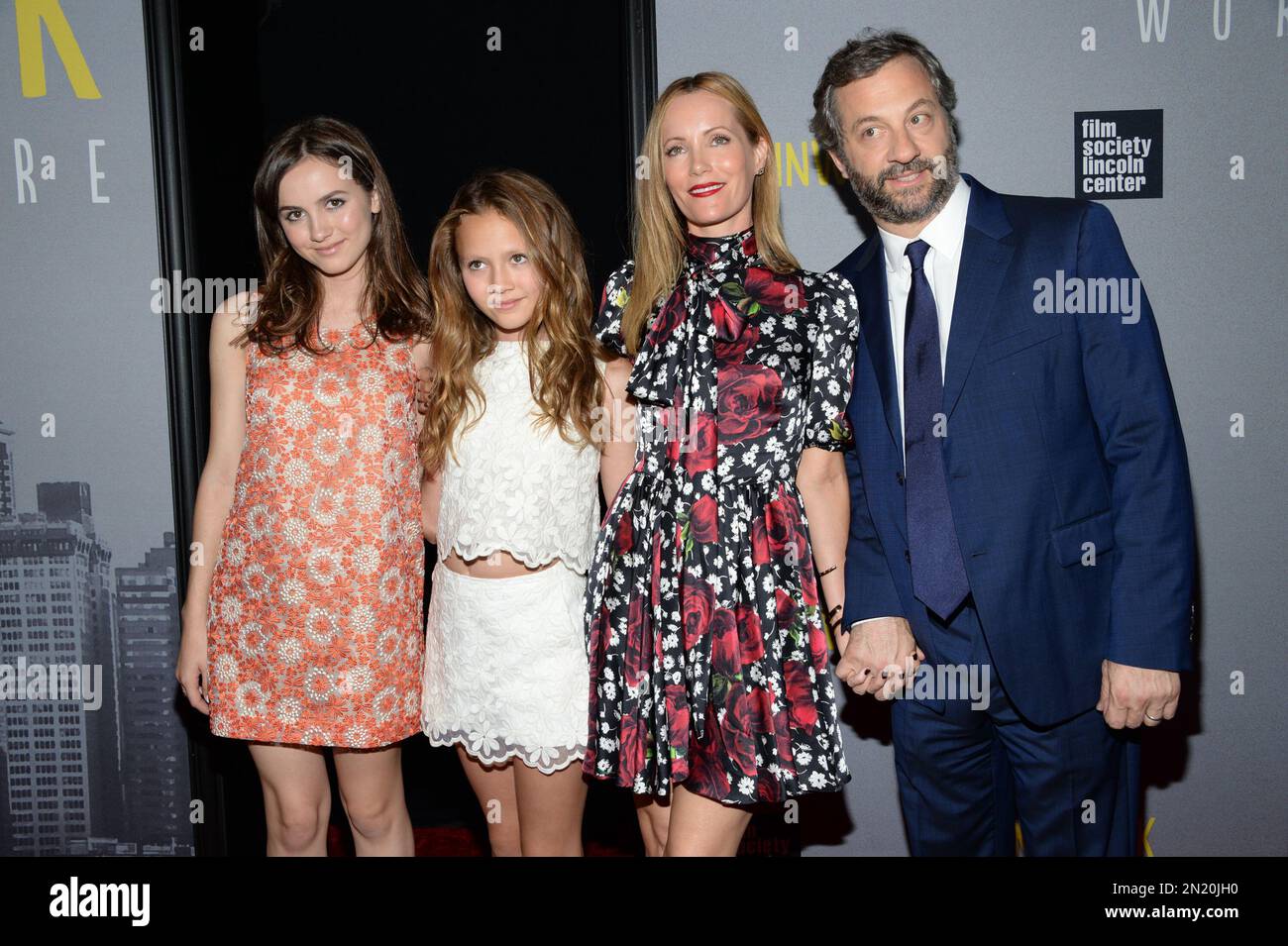 director-producer-judd-apatow-poses-with-his-wife-leslie-mann-and-their