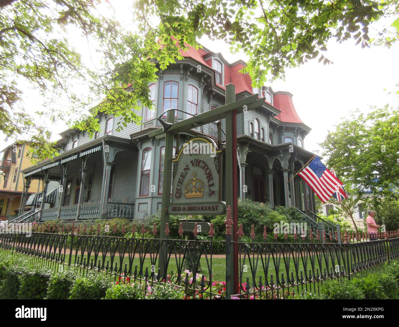This June 26, 2015 photo shows the Queen Victoria on Ocean Street in