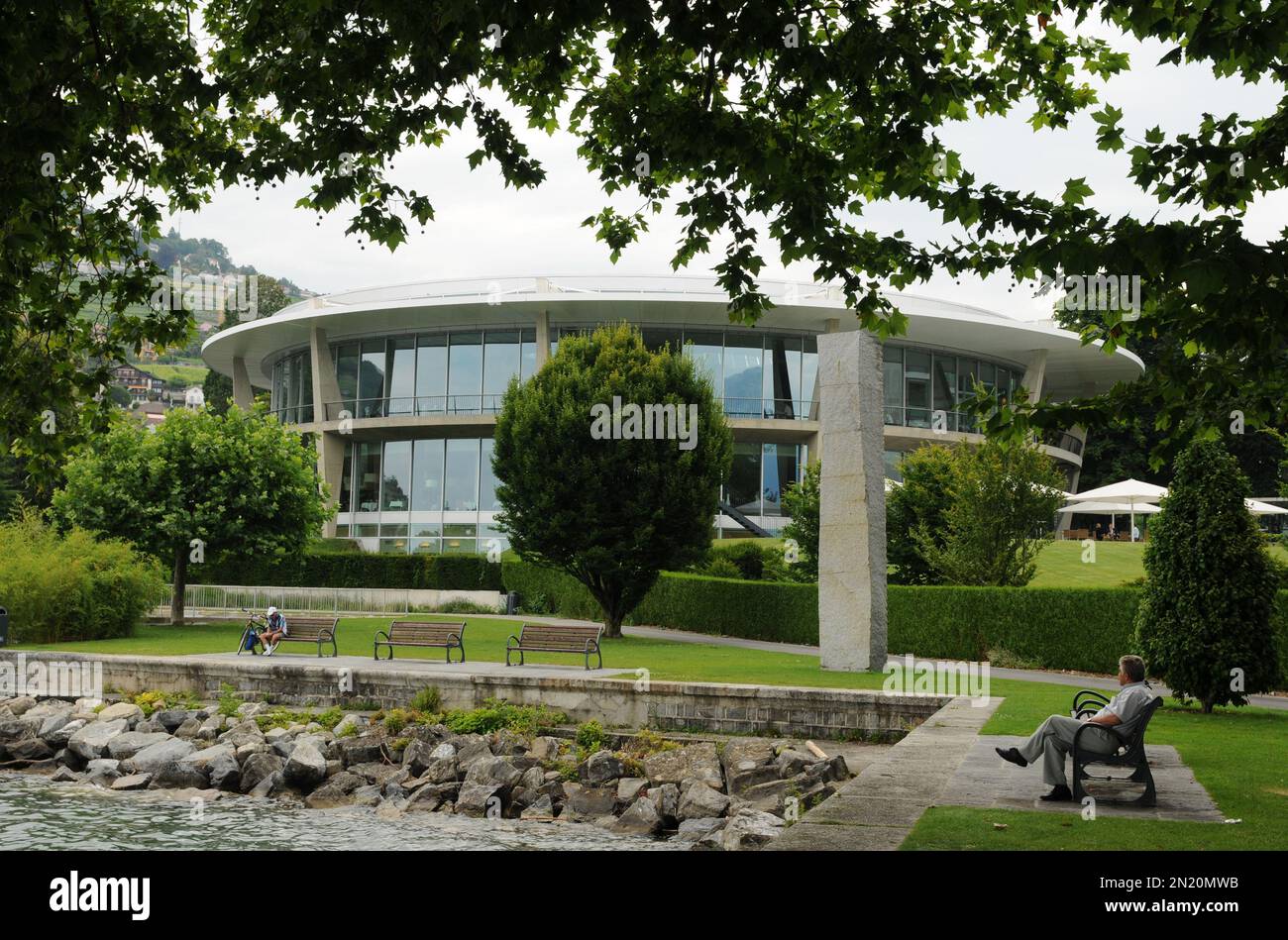 The Headquarter of the swiss global food company Nestlé in Vevey at
