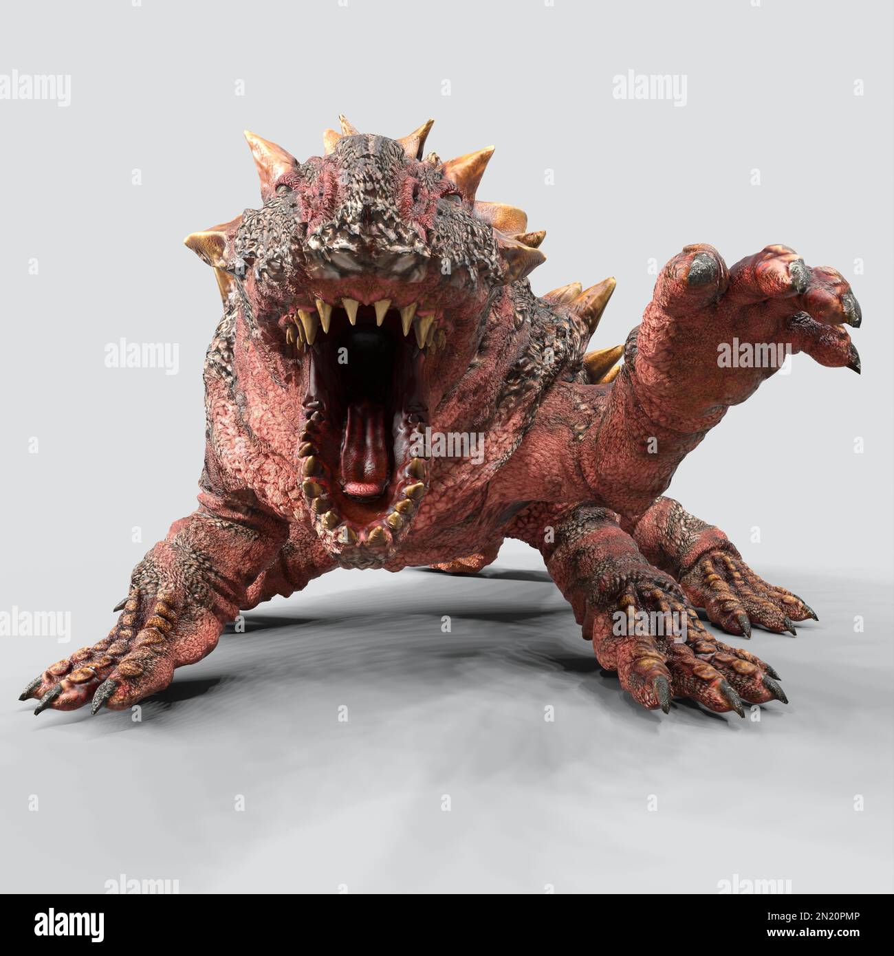 3d-illustration of an isolated fantasy basilisk creature Stock Photo ...