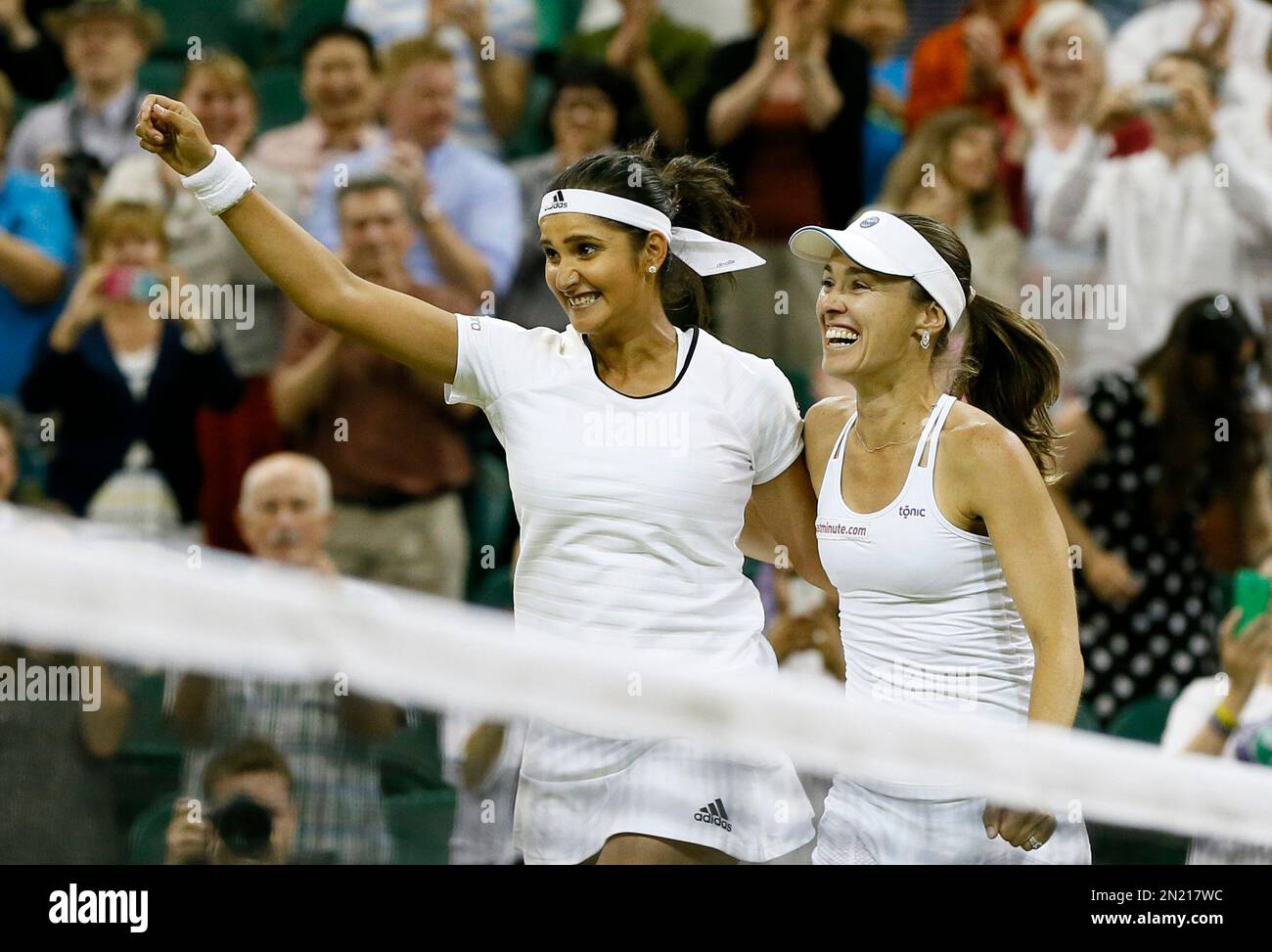 Martina Hingis Of Switzerland, Right, And Sania Mirza Of India ...