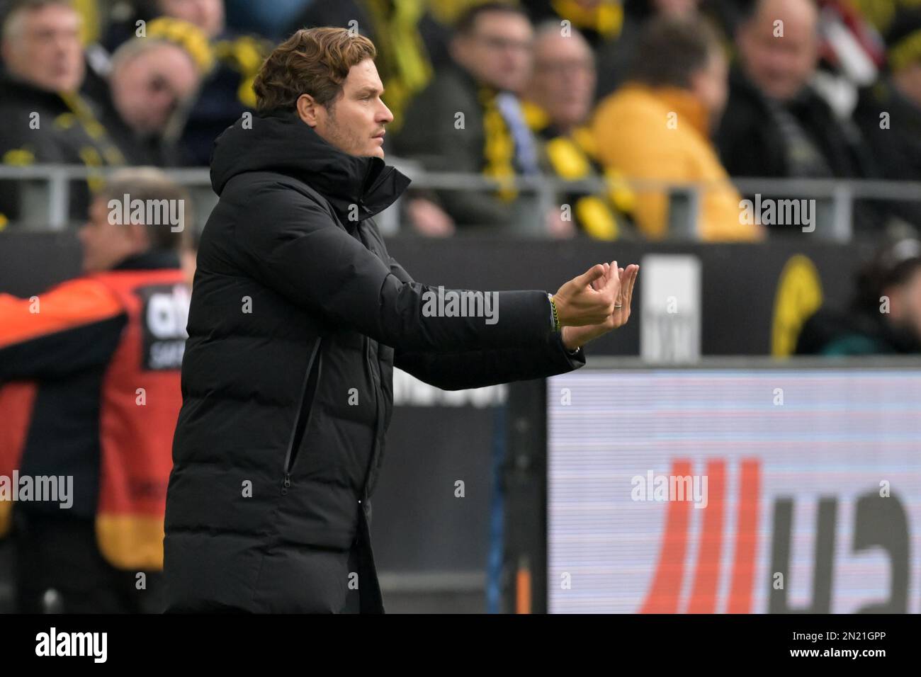 DORTMUND Borussia Dortmund trainer, coach Edin Terzic during the