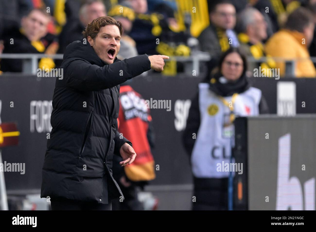 DORTMUND Borussia Dortmund trainer, coach Edin Terzic during the