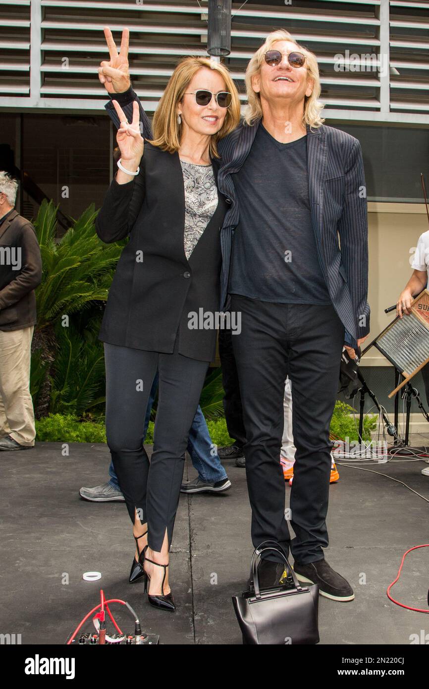 Marjorie Bach, and Joe Walsh attend Ringo Starr's #PEACEANDLOVE