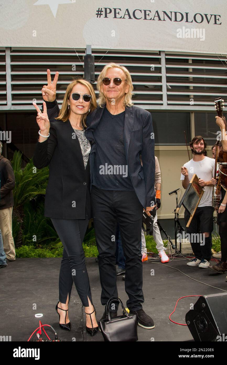 Marjorie Bach, and Joe Walsh attend Ringo Starr's #PEACEANDLOVE
