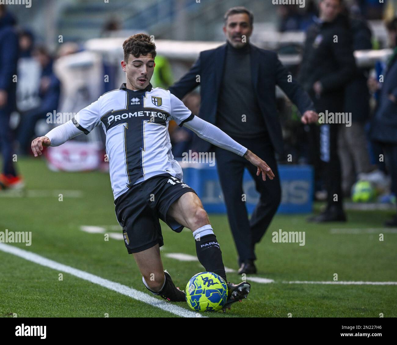 Parma, Italy. 05th Feb, 2023. Tardini Stadium, 05.02.23 Goalkeeper  Gianluigi Buffon (1 Parma) during the Serie B match between Parma and Genoa  at Tardini Stadium in Parma, Italia Soccer (Cristiano Mazzi/SPP) Credit