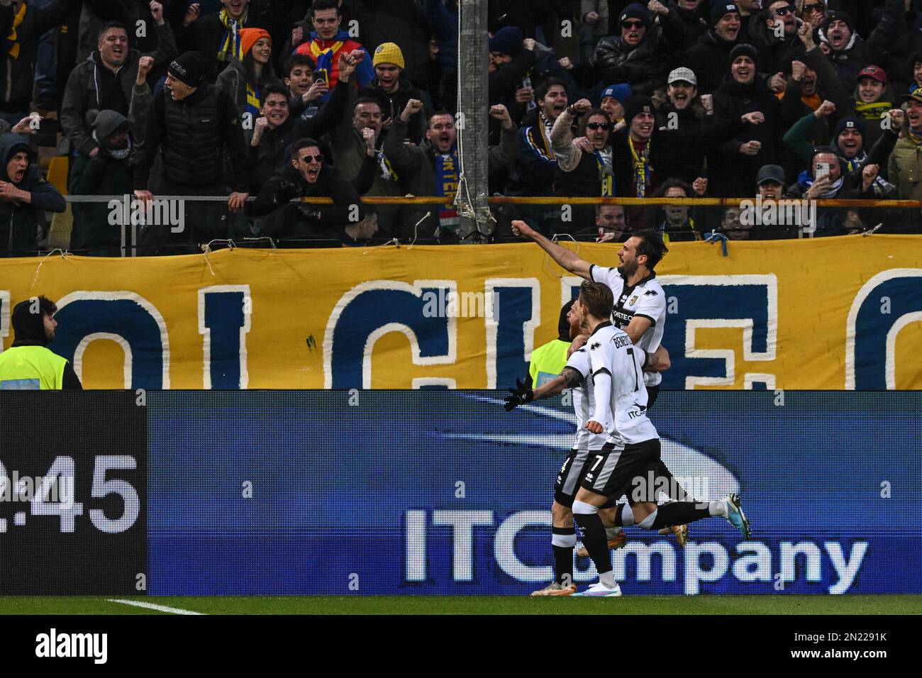 Parma, Italy. 05th Feb, 2023. Tardini Stadium, 05.02.23 Filip Wojciech  Jagiello (24 Genoa) during the Serie B match between Parma and Genoa at  Tardini Stadium in Parma, Italia Soccer (Cristiano Mazzi/SPP) Credit