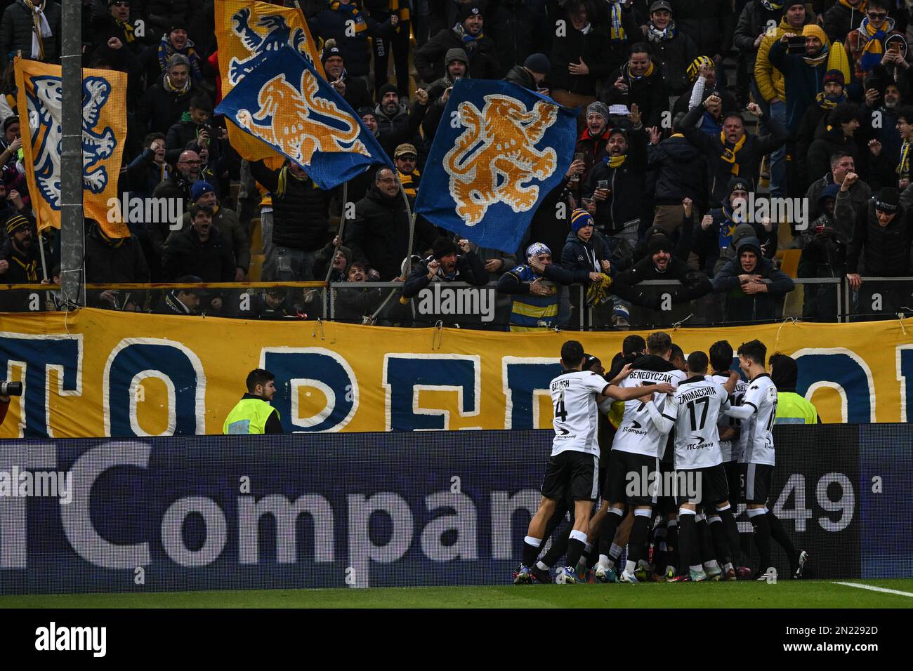 Parma, Italy. 05th Feb, 2023. Tardini Stadium, 05.02.23 Filip Wojciech  Jagiello (24 Genoa) during the Serie B match between Parma and Genoa at  Tardini Stadium in Parma, Italia Soccer (Cristiano Mazzi/SPP) Credit