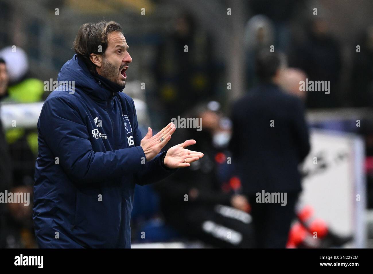 Parma, Italy. 18th Feb, 2023. Tardini Stadium, 18.02.23 Referee Mr.  Niccolo' Baroni during the Serie B match between Parma and Ascoli at  Tardini Stadium in Parma, Italia Soccer (Cristiano Mazzi/SPP) Credit: SPP