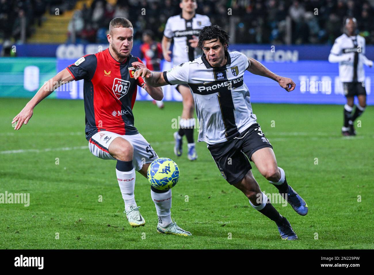 Parma, Italy. 05th Feb, 2023. Tardini Stadium, 05.02.23 Albert Gudmundsson  (11 Genoa) during the Serie B match between Parma and Genoa at Tardini  Stadium in Parma, Italia Soccer (Cristiano Mazzi/SPP) Credit: SPP