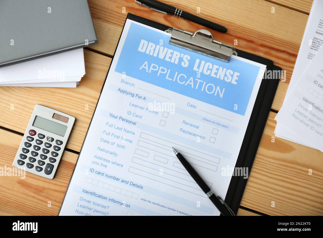 Driving licence paperwork hi-res stock photography and images - Page 2 -  Alamy