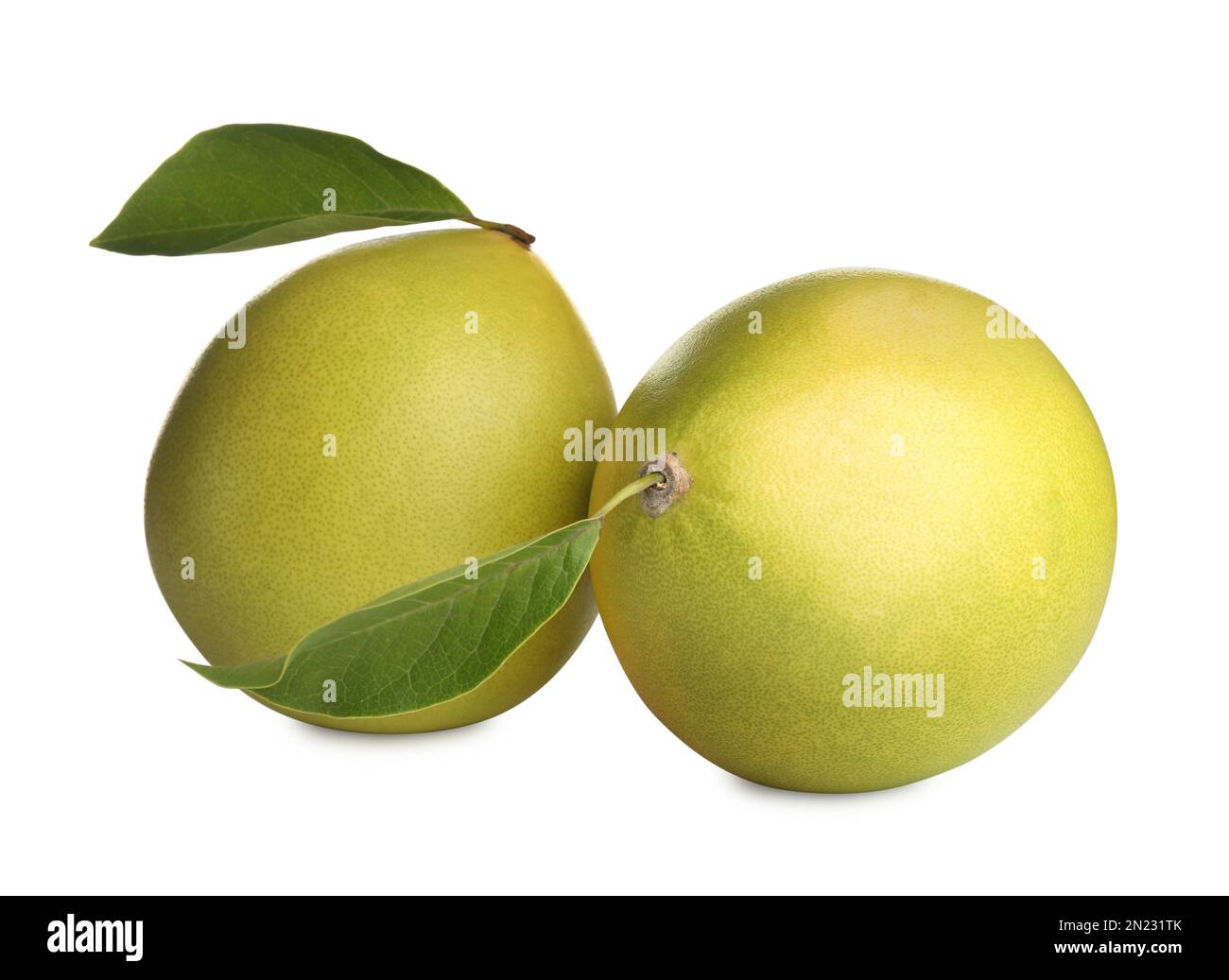 Fresh exotic pomelo fruits with leaves isolated on white Stock Photo Alamy