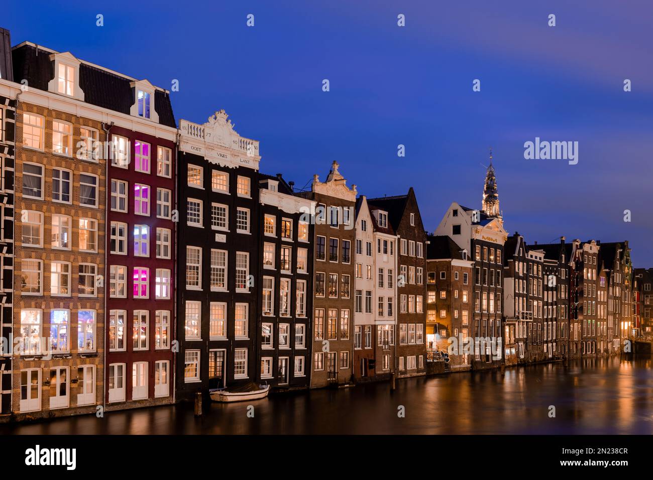 AMSTERDAM, THE NETHERLANDS JANUARY 18, 2023 Cityscape of traditional