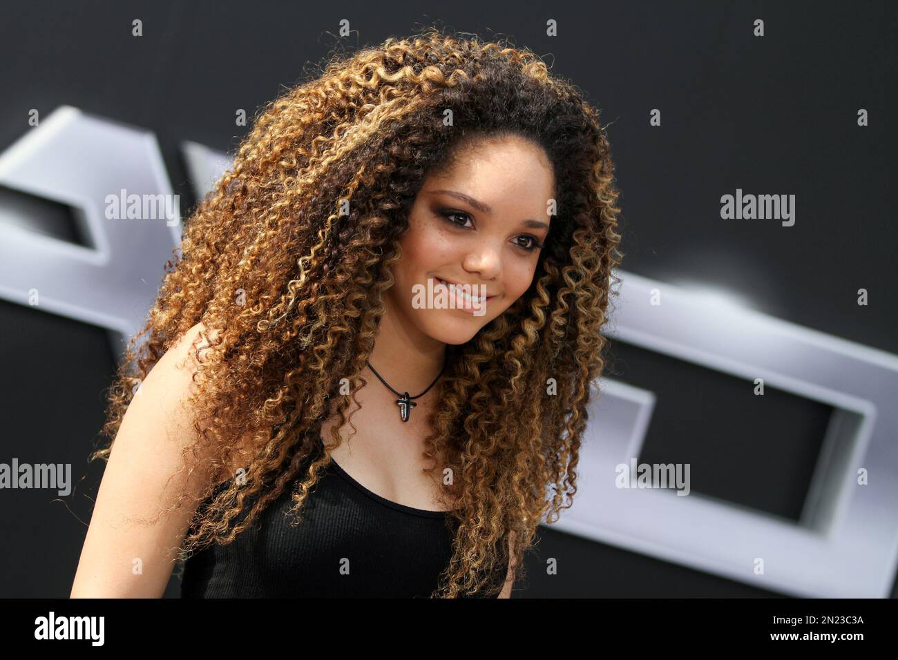 Jadagrace arrives at the LA Premiere of "Terminator Genisys" at the