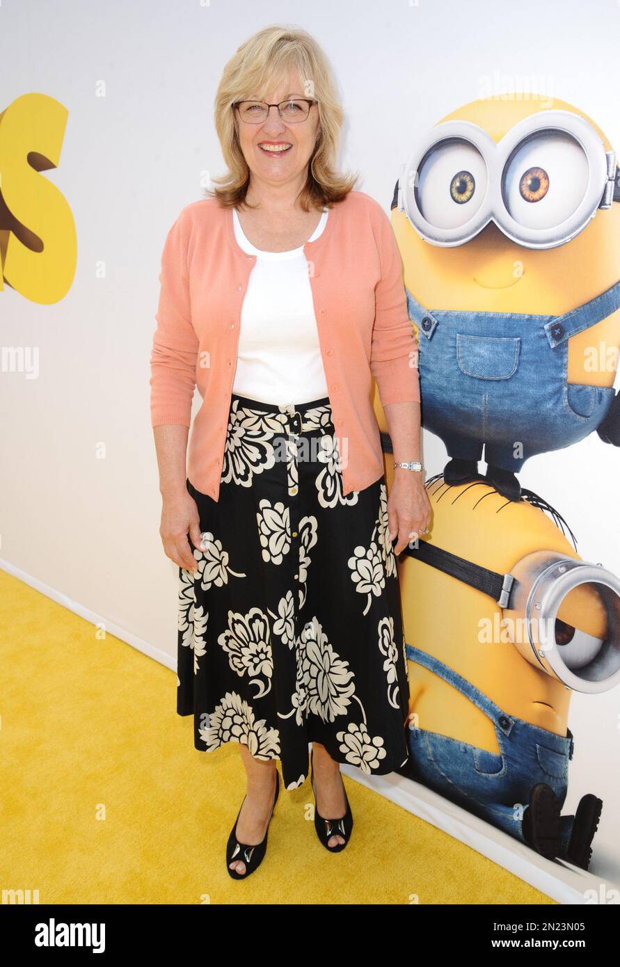 Producer Healy arrives at the Los Angeles premiere of "Minions