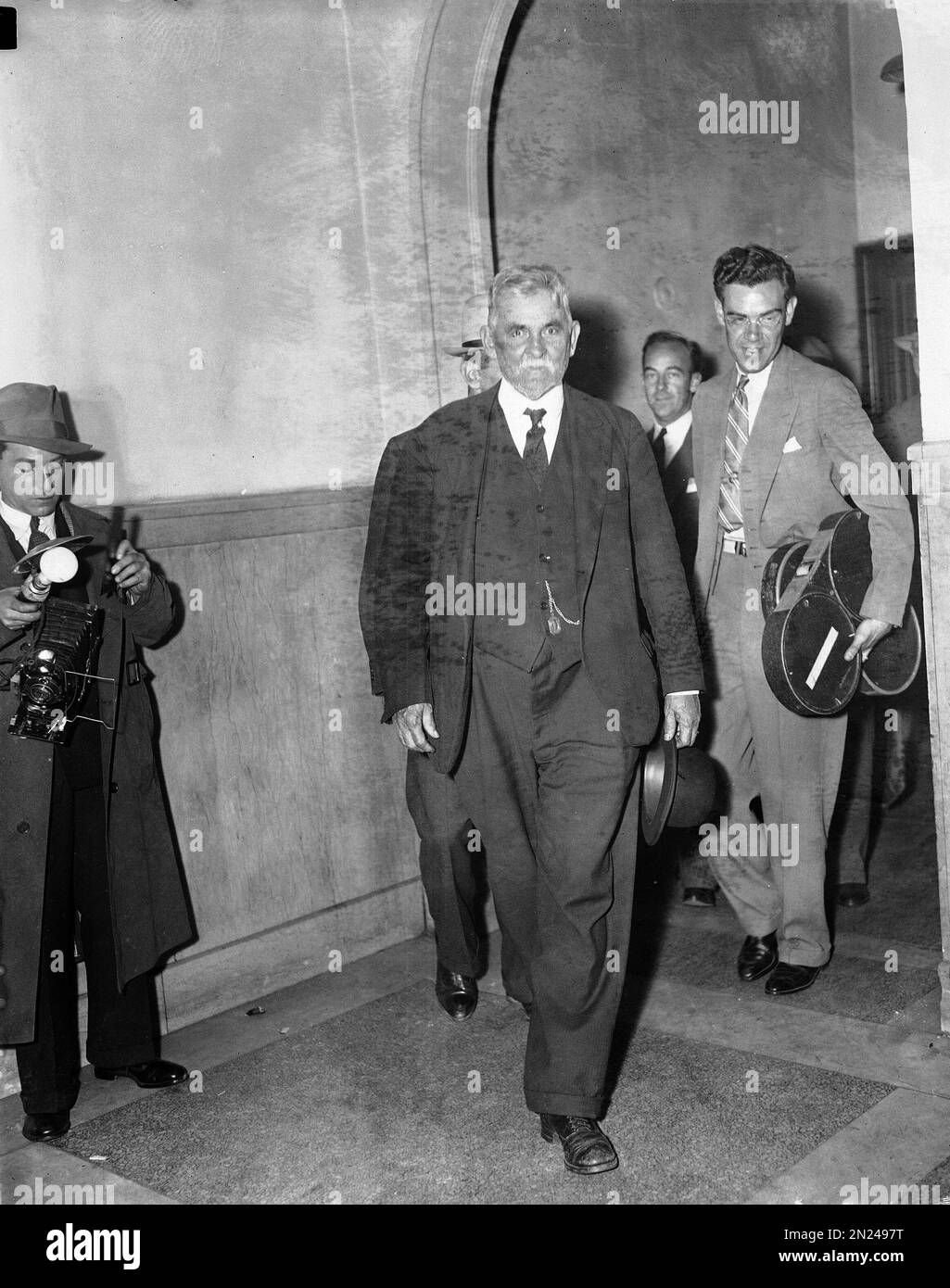 Dr. J.F. "Jafsie" Condon, gobetween in the Lindbergh kidnapping case