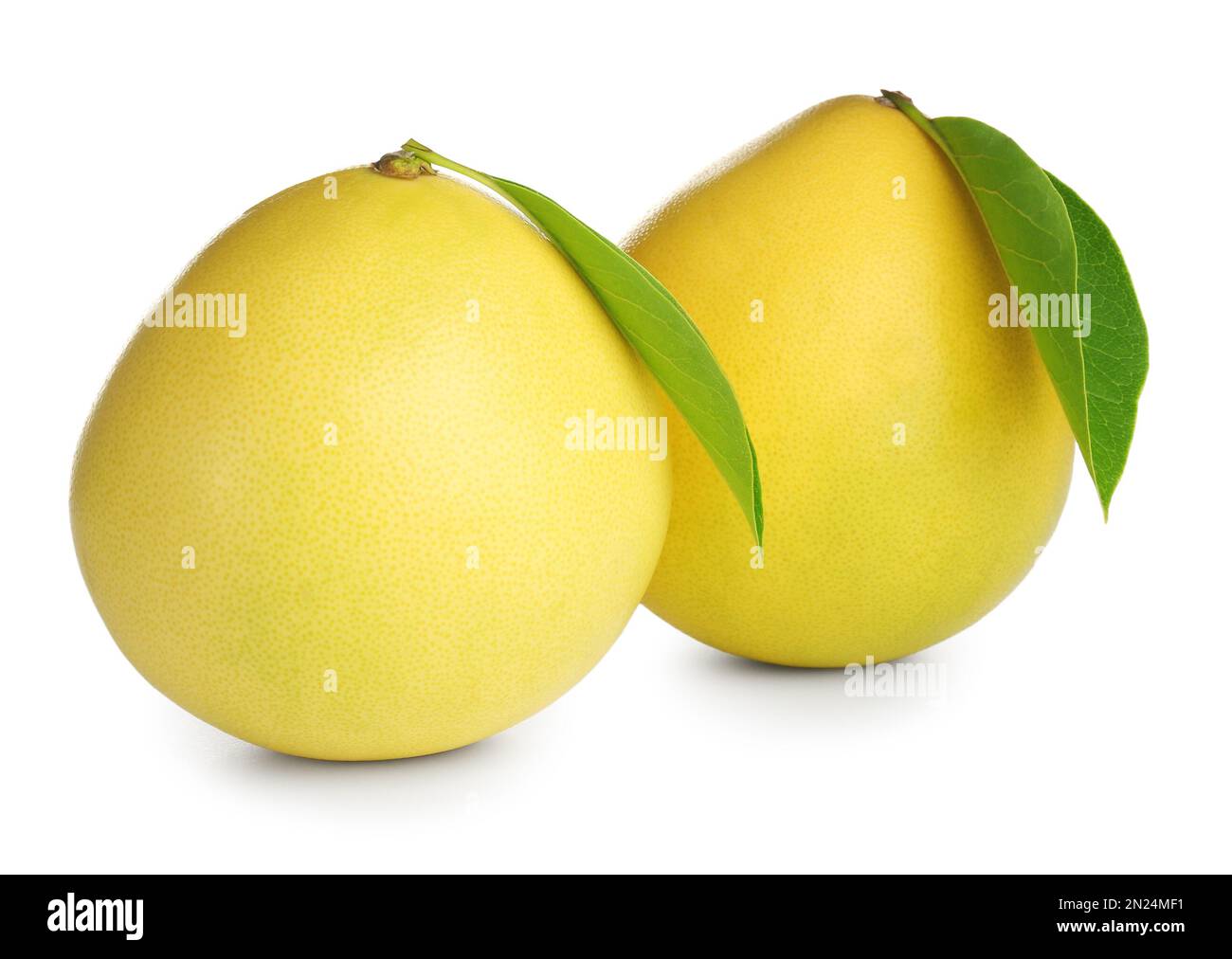 Fresh exotic pomelo fruits with leaves isolated on white Stock Photo Alamy