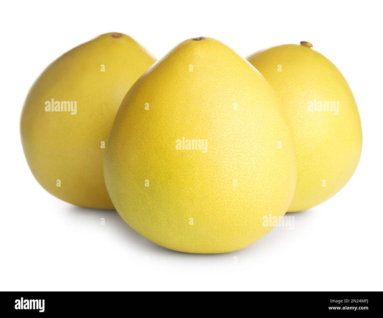 Fresh exotic pomelo fruits isolated on white Stock Photo Alamy