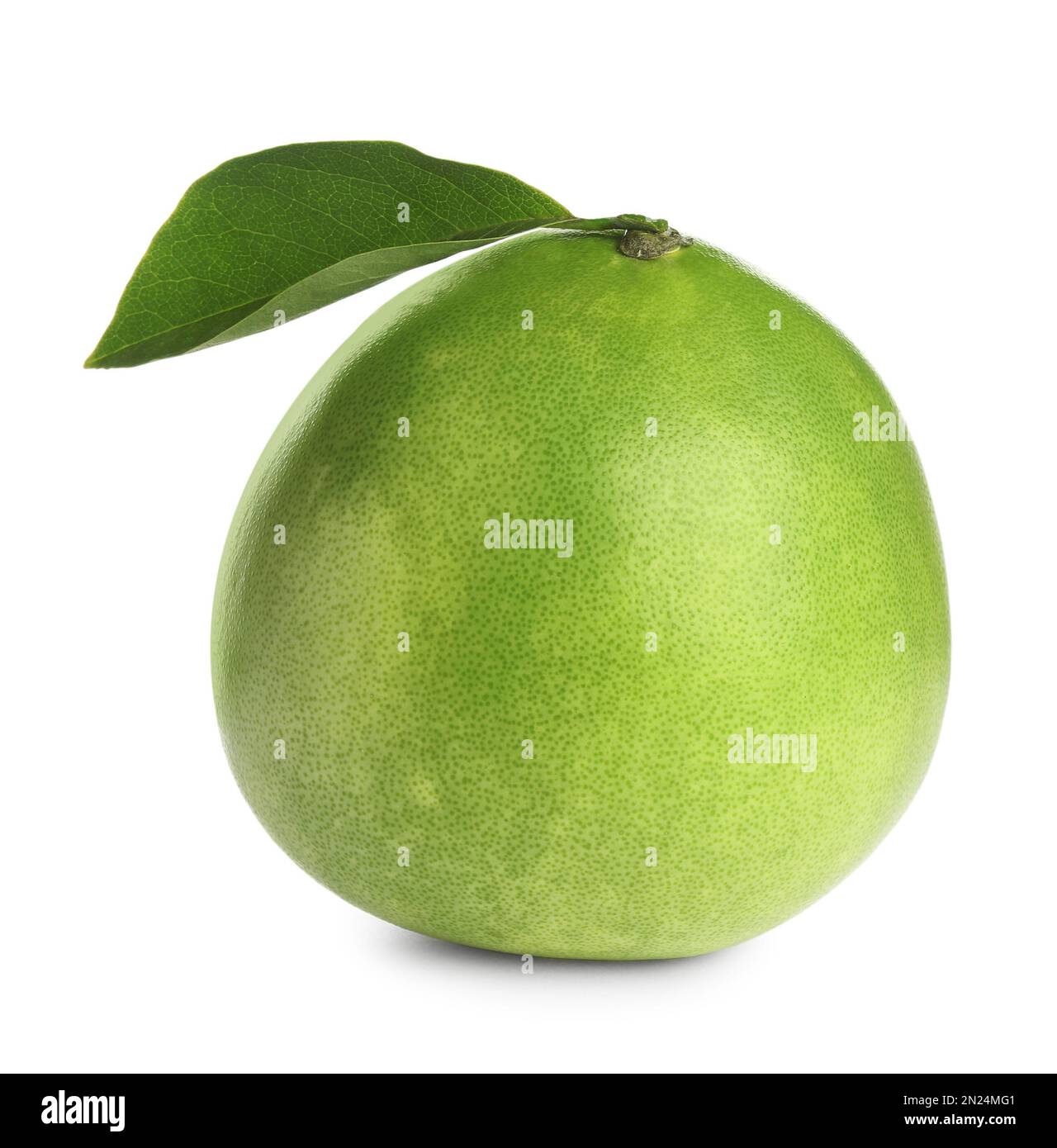 Fresh exotic pomelo fruit with leaf isolated on white Stock Photo Alamy