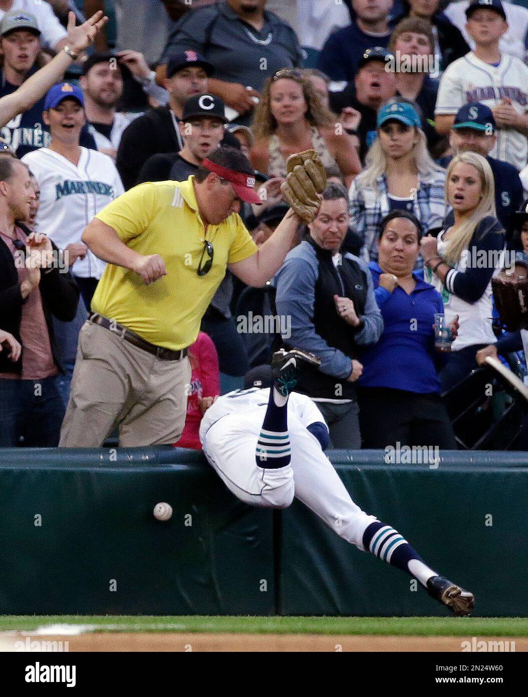 Houston Astros' Evan Gattis during the fourth inning of a baseball game  against the Los Angeles Angels, Tuesday, June 23, 2015, in Anaheim, Calif.  (AP Photo/Jae C. Hong Stock Photo - Alamy