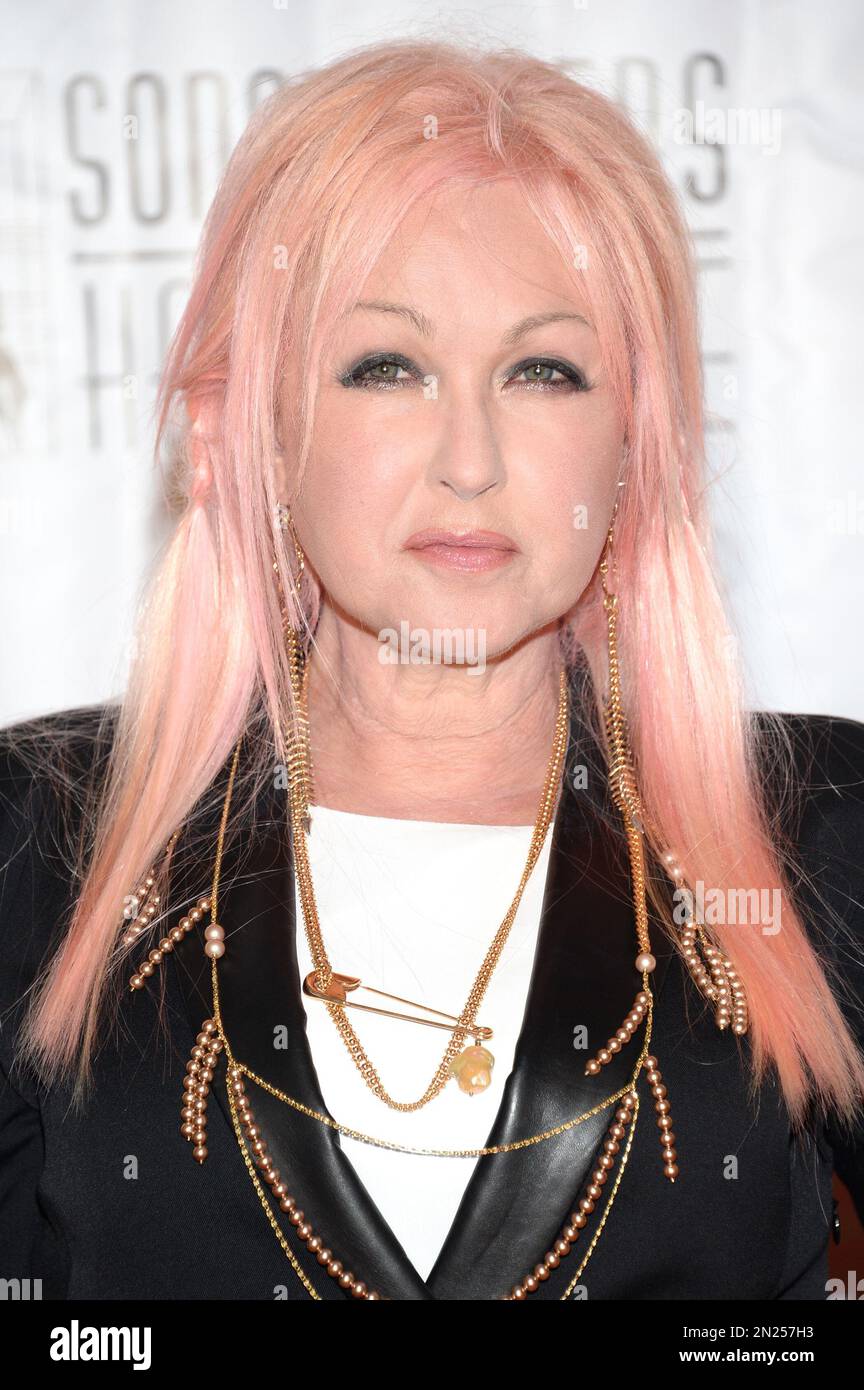 Cyndi Lauper attends the 46th Annual Songwriters Hall of Fame Induction