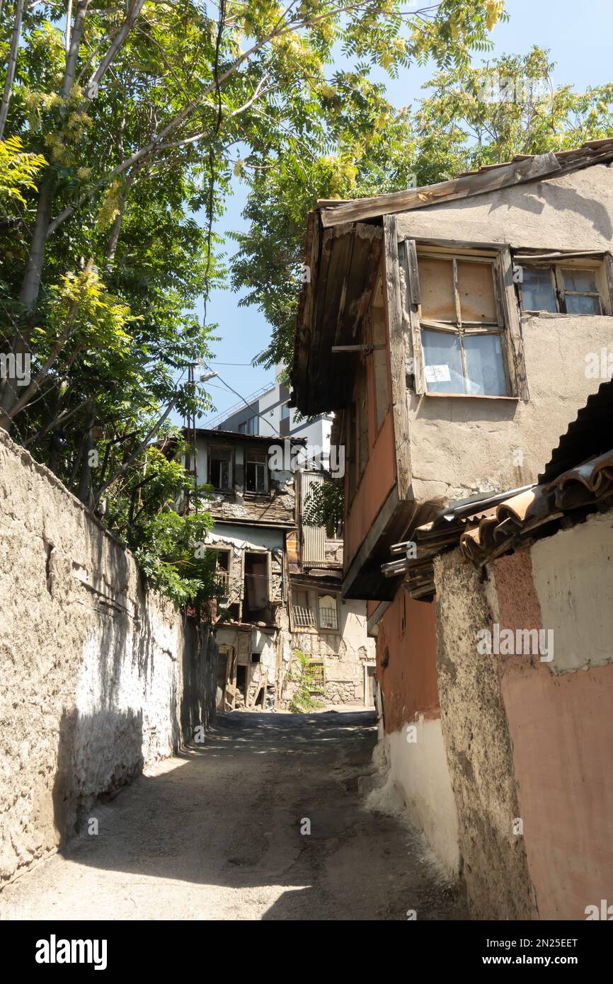 Ottoman era wooden houses hi-res stock photography and images - Alamy