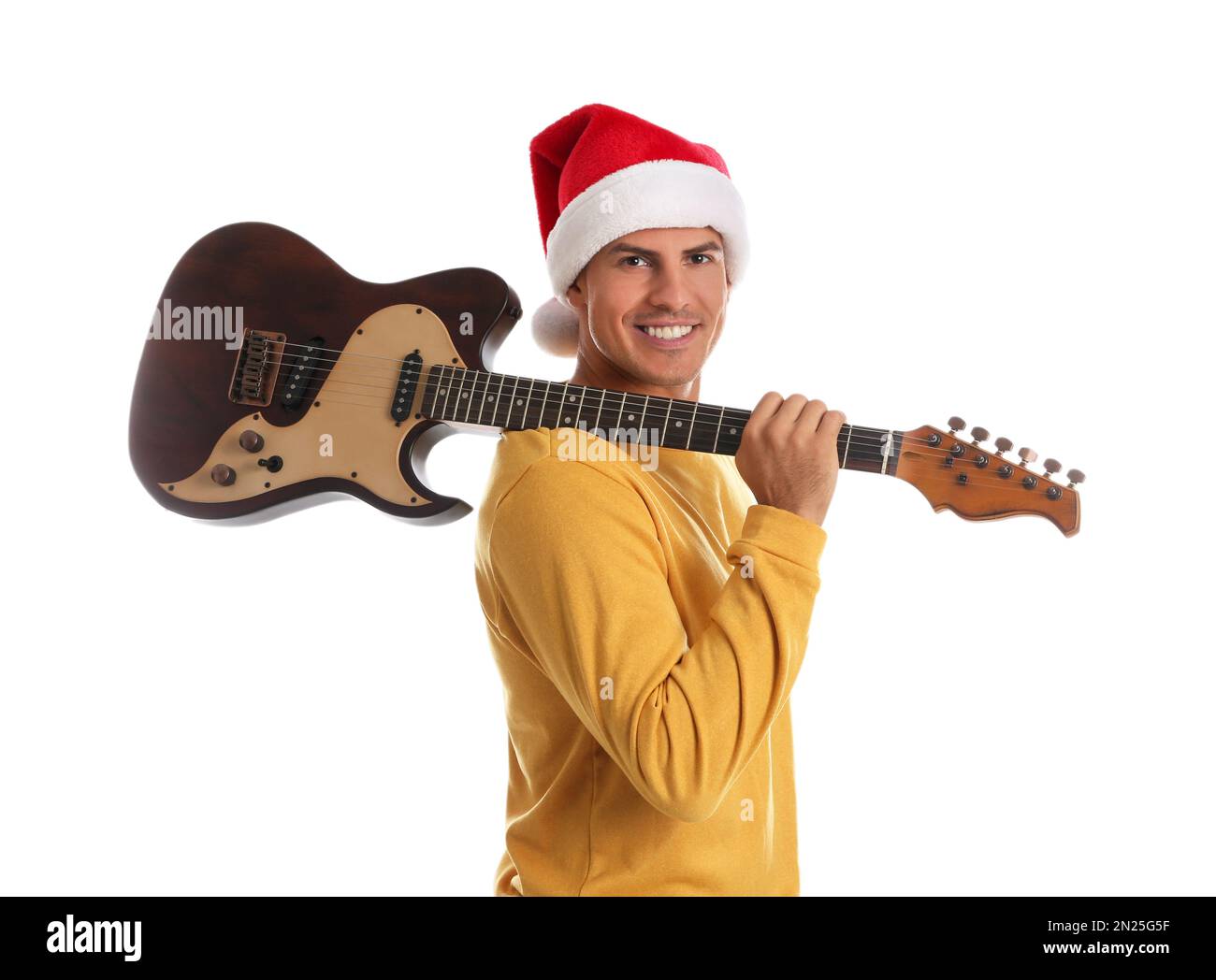 christmas music with electric guitar